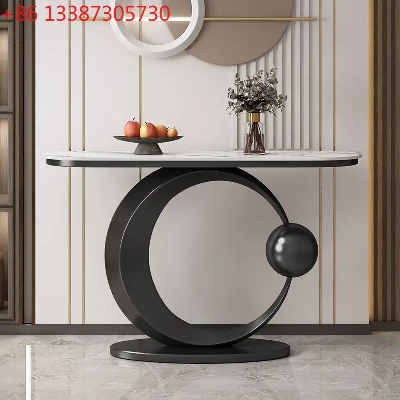 

Новая американская тумба-столешница для прихожей, легкая роскошная прикроватная тумба-платформа у стены