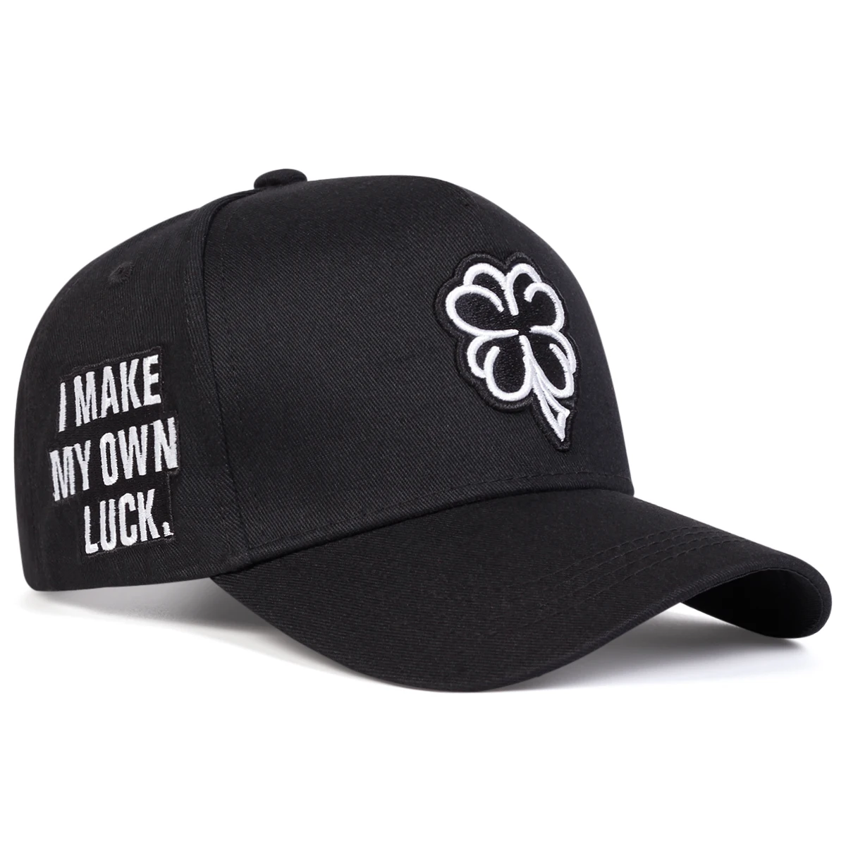 Unisex Clover Embroidery Baseball Net Caps Spring and Summer Outdoor Adjustable Casual Hats Sunscreen Hat