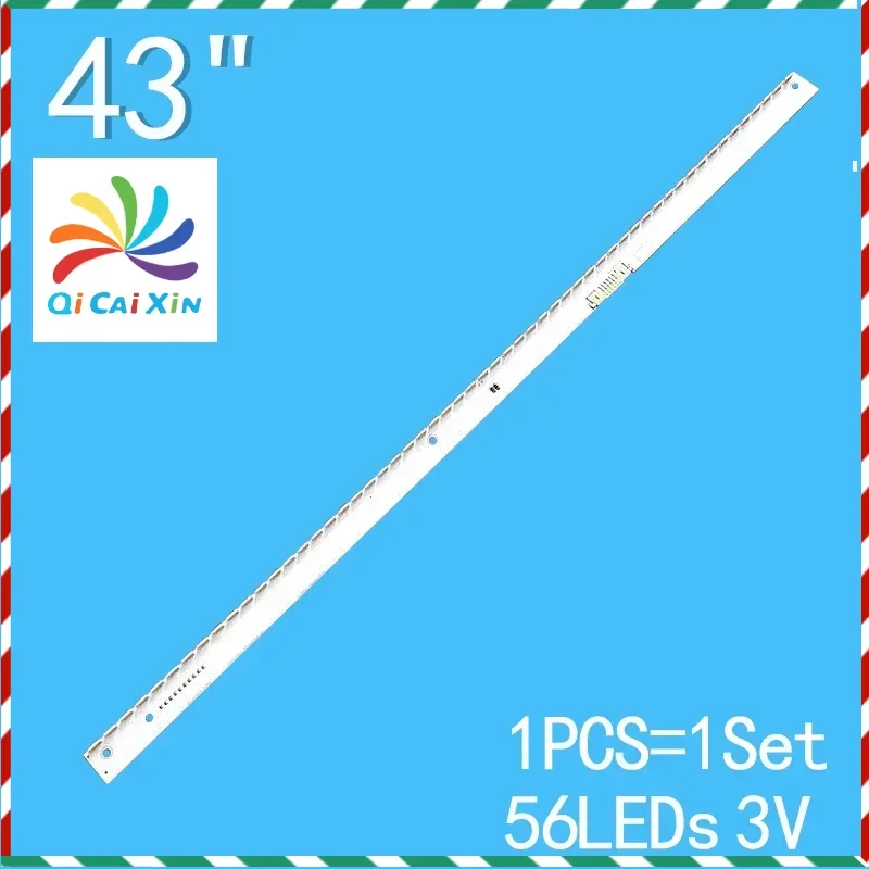 

LED backlight For LM41-00299A BN96-39506A UE43M5500 UE43M5505 UE43M5505AK UE43M5600 UE43M5502 UE43M5500AK V6EY_430SM0_56LED_R4