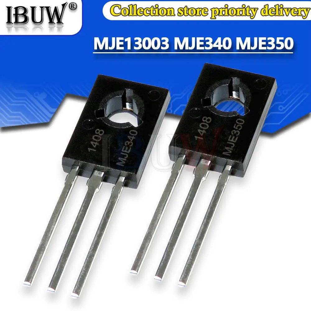 10PCS MJE13003 MJE340 MJE350 TO-126 TO126 E13003-2 Transistor