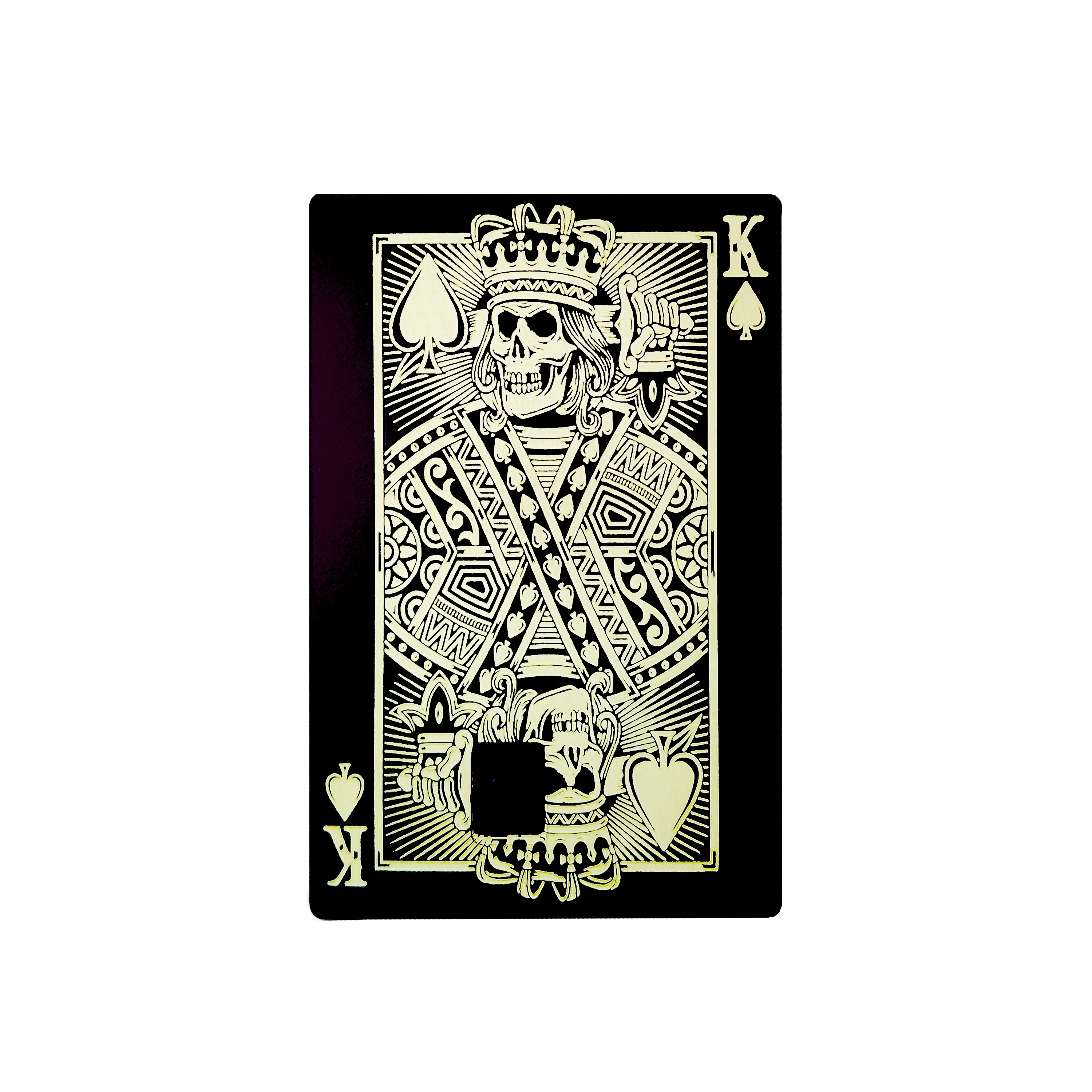 1 Piece Charlemagne Pattern Metal Membership Business Access Control Card that Can Be Printed with Name Date and Card Number