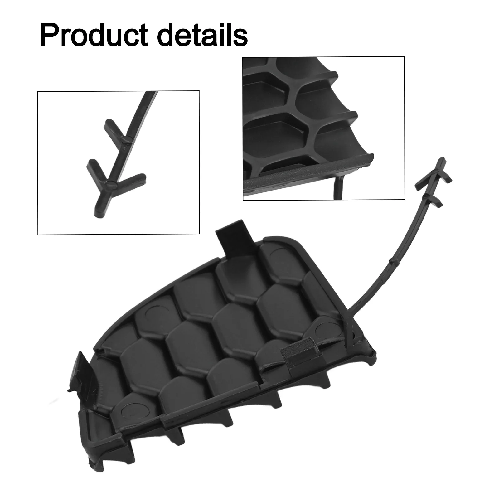 Unpainted Rear Vehicle Component Bumper Tow Hook Eye Cover For All Versions of the For Renegade from Year 2015 2020