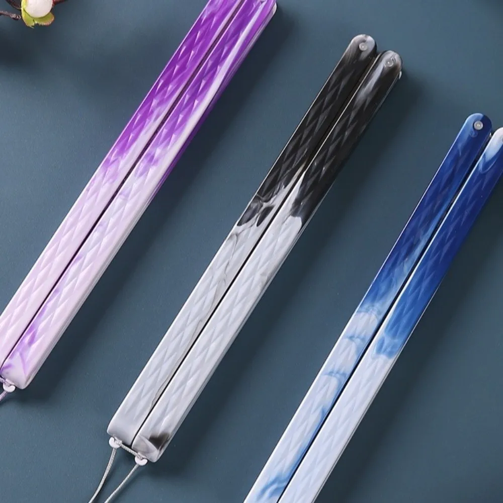 Magnetic Plastic Handle Round Folding Hand Fan Shell-Shaped Ancient Chic Cultural Retro Handheld Fan with Tassel Portable
