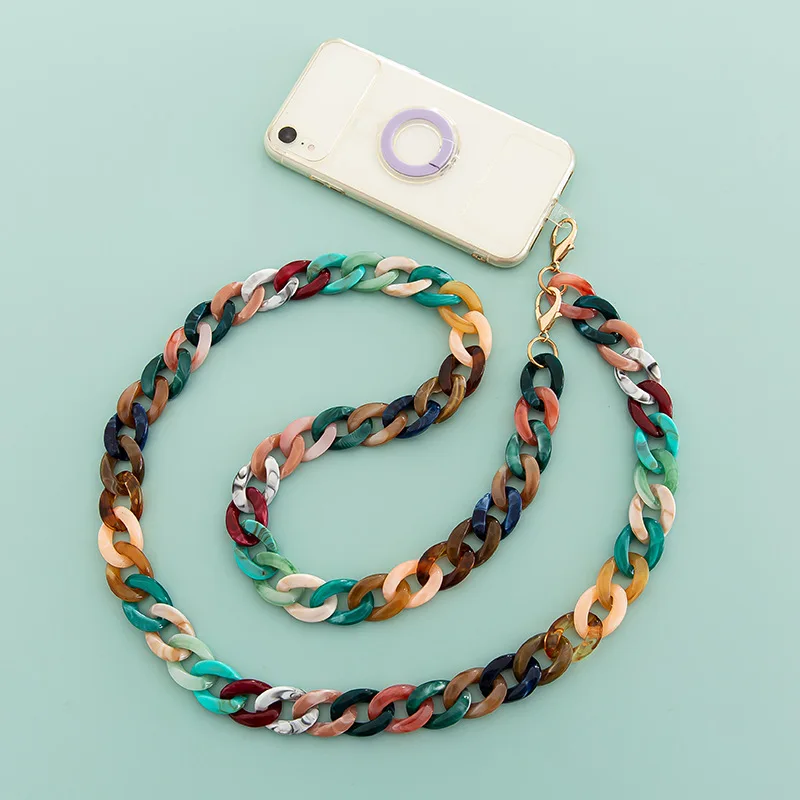 Eye-catching Mix-and-Match Cell Phone Shell Chain with Anti-drop Function, 120cm