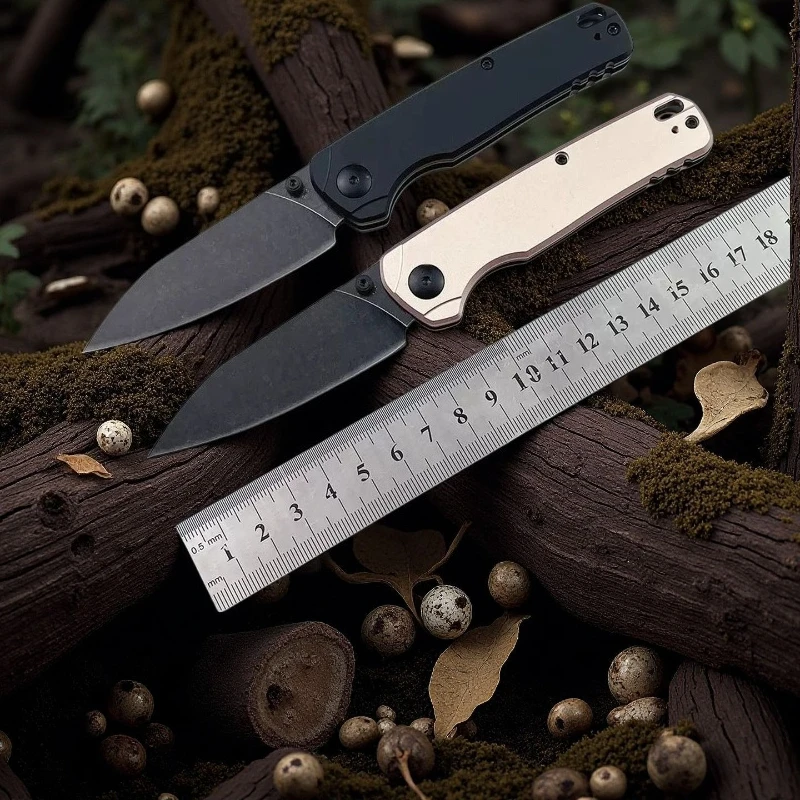 

Portable 6105 Outdoor Folding Camping Pocket Knife 8CR13 Blade Aviation Aluminum Handle Survival Fruit Utility Knives EDC Tools