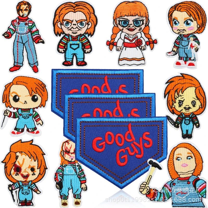 

New Halloween Embroidered Patch Set, Iron-On/Sew-On Appliques Thriller Personalizing Hoodies, Cushions, Jeans, T-Shirts