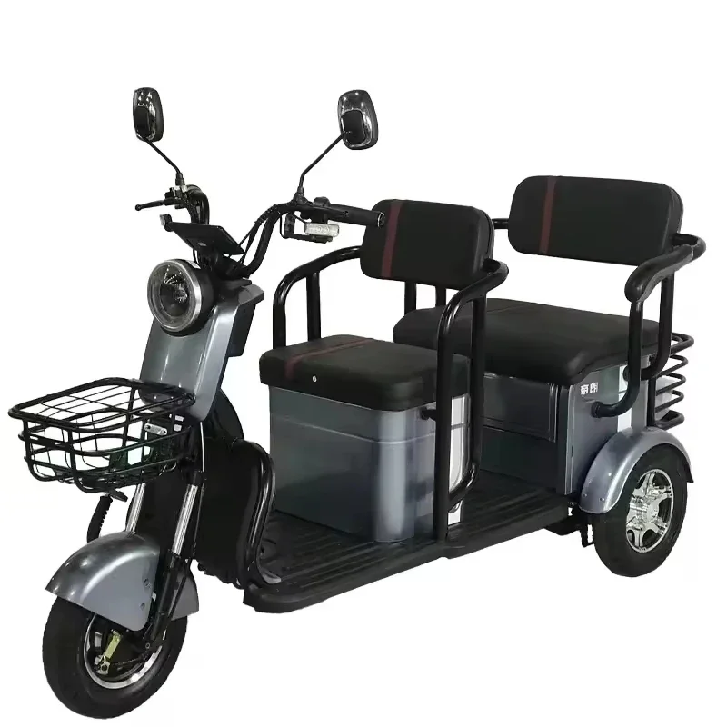 Adults Electric Tricycle 3-Wheel New Style Fashionable Design for Passenger Transport