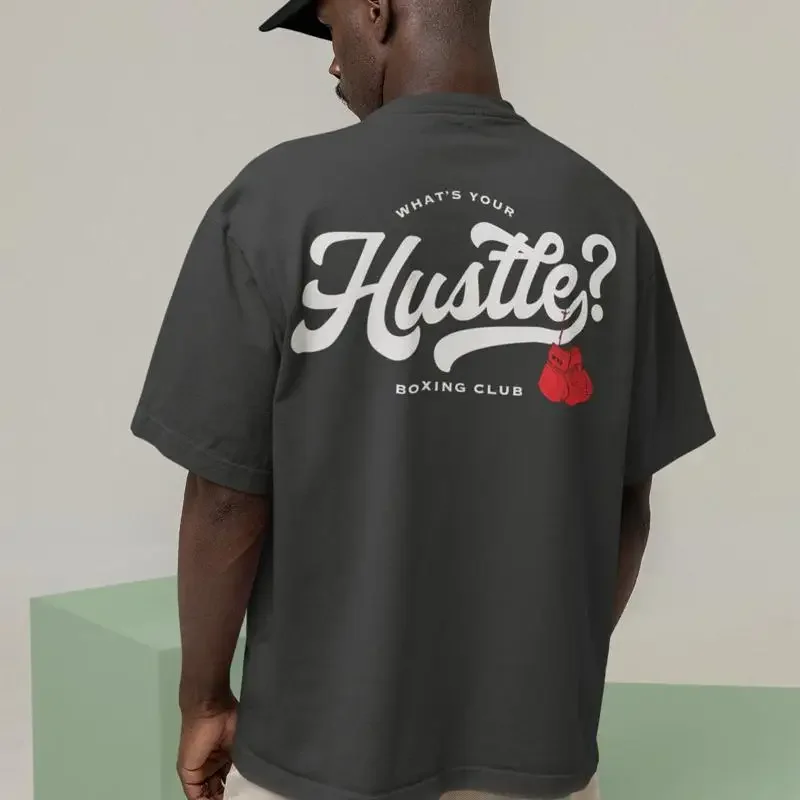 WHAT'S YOUR HUSTLE Boxing Club Ñ BOXY T shirt 3 COLORS