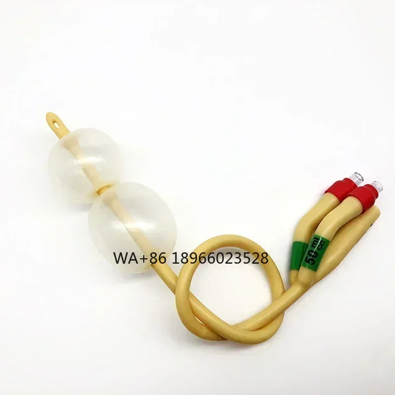 

1pcs Latex foley catheter 3 way double balloon silicone coating urinal for men urinal female incontinence urinary catheter