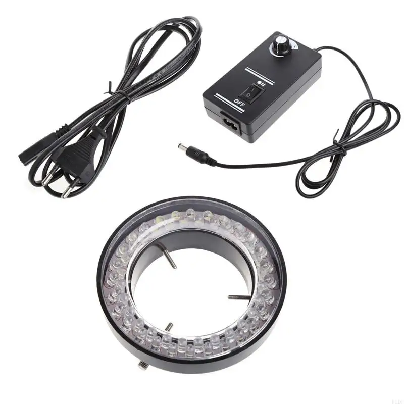 02DC 56 LED Adjustable Ring Light for illuminator Lamp For STEREO Microscope