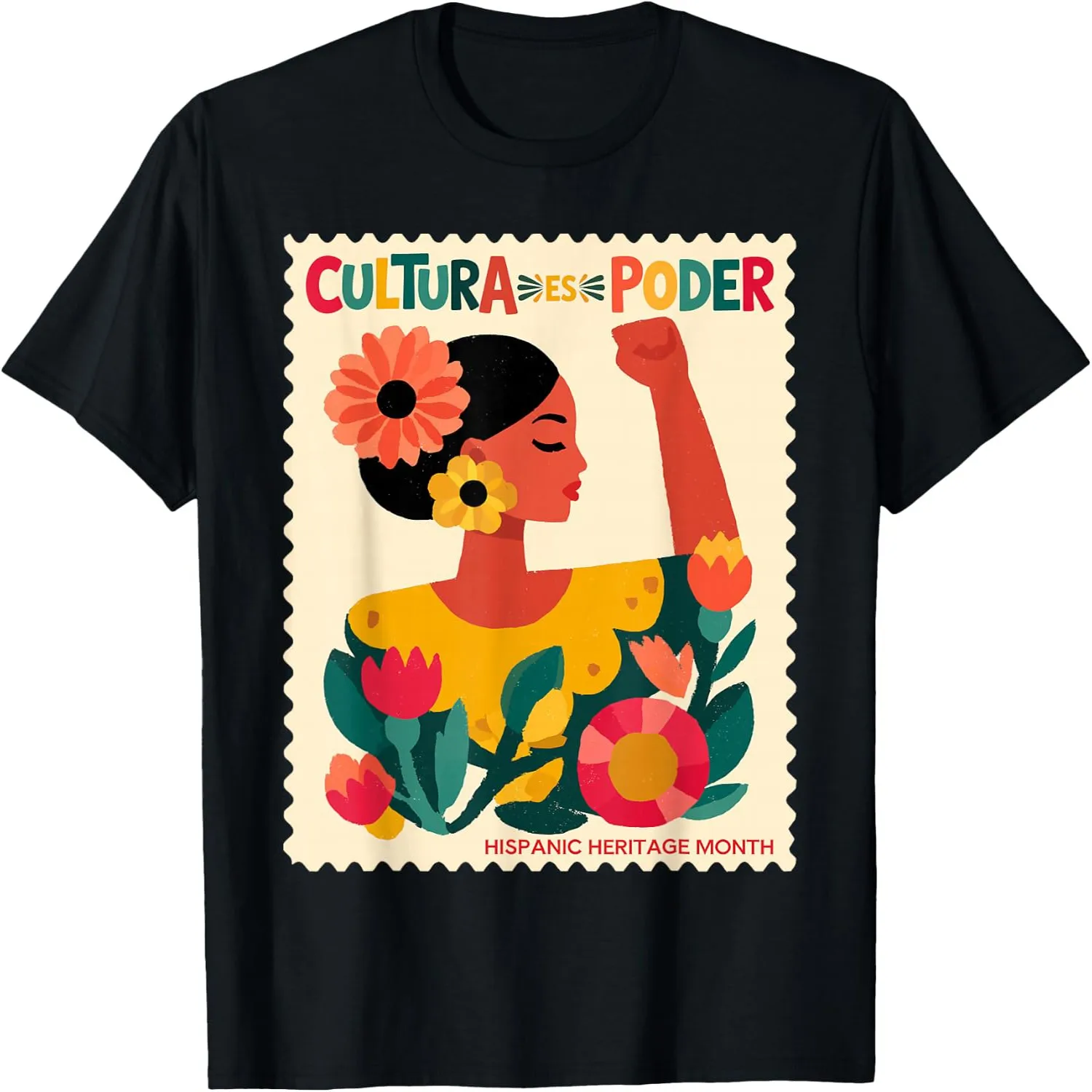 Cultura ES Poder Hispanic Heritage Latina Empowerment T-Shirt Birthday t-shirt, graphic tee