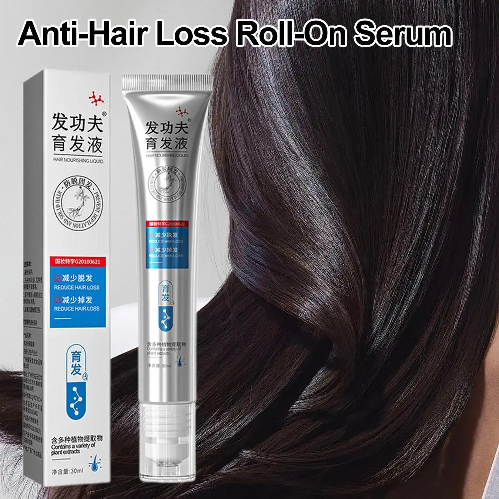 

Professional Scalp Care Essence - Follicle Nourishing Rollerball Serum 30ml, Helps Strengthen Hair Roots & Reduce Shedding