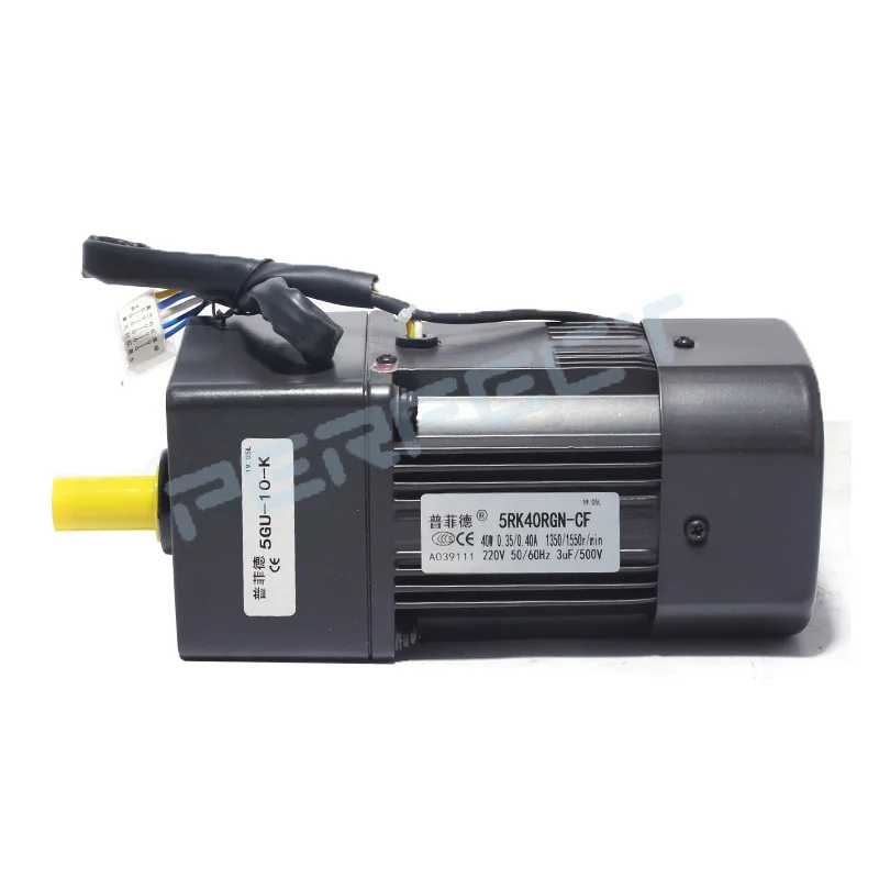 5RK40GN-CF 220V AC Geared Motors 40W Induction Small Machine 2.7/4.5/6.9/9/12.5/18/22/27/33/45/54/67/90/108/135/180/225/270/450r