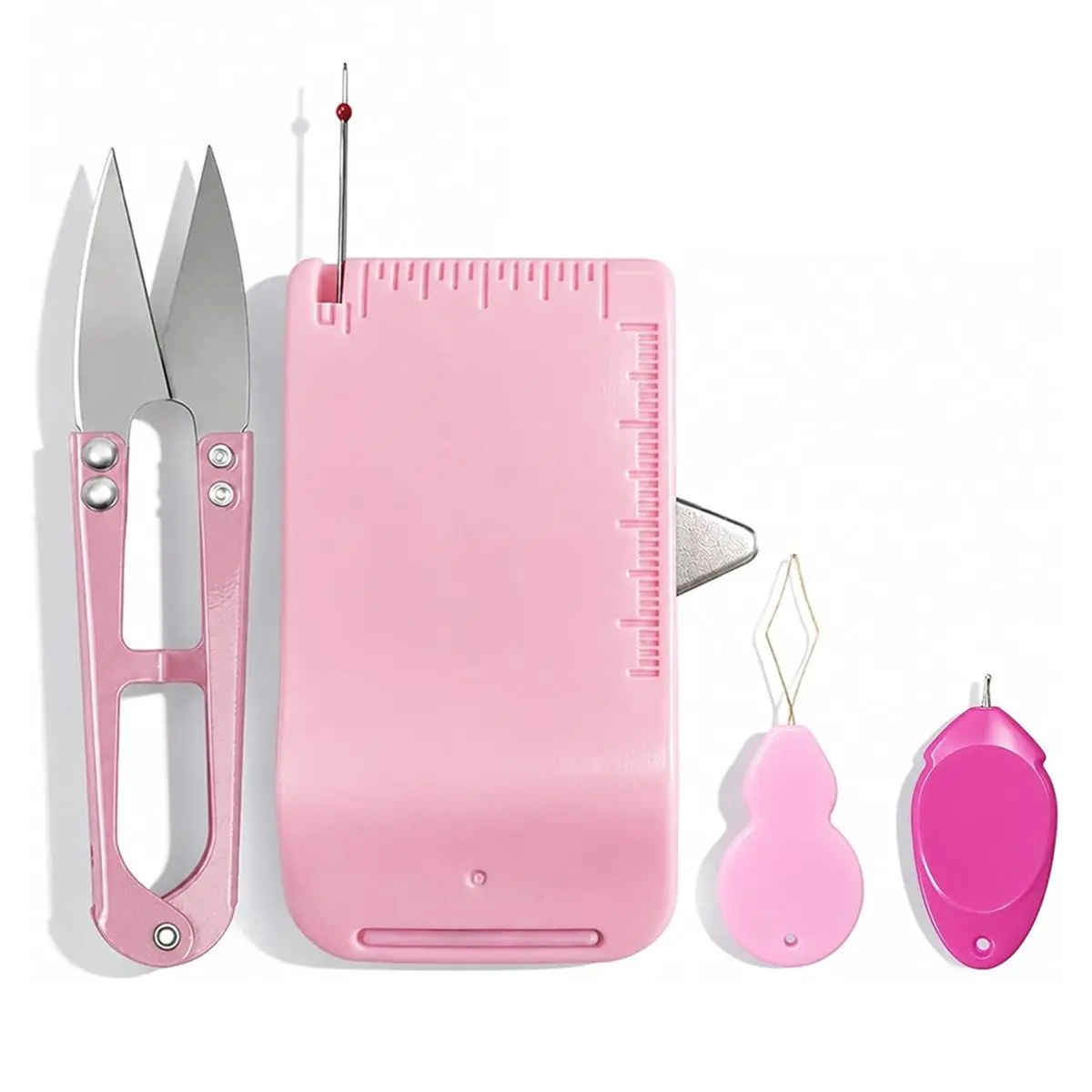 HOT 4Pcs Magnetic Seam Guide for Sewing Machine, Essential Accessories for Accurate Sewing and Quilting Pink 【SPECIAL OFFER】