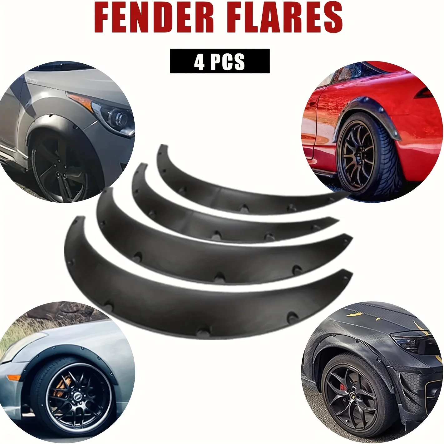 Car modification wide body universal wheel arch sedan SUV off-road vehicle universal widened decorative wheel arch mudguard