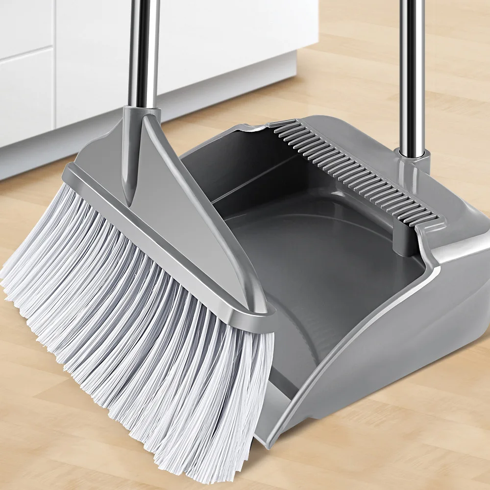 New tepy Broom Plastic Dustpan Set Cleaning Tools Sweeper Wiper for Floors Home Accessories Sweeping Dust Brush Multifunction