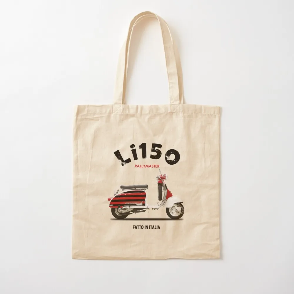 

The Li150 Rallymaster Scooter Tote Bag custom tote bag shopping bag logo Handbags women Canvas Tote