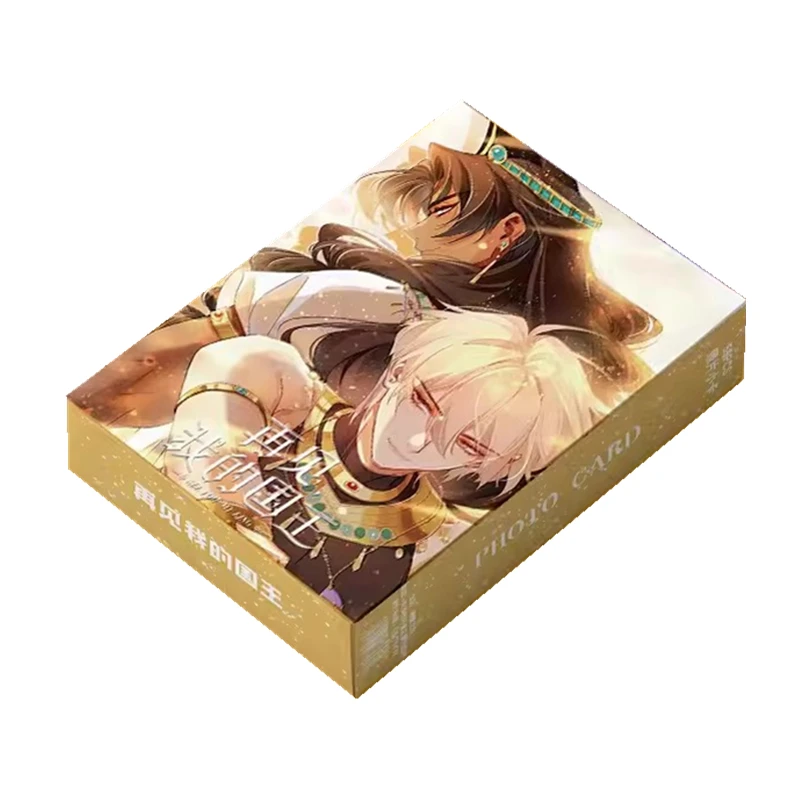 55 قطعة/المجموعة/مجموعة بطاقات ليزر See You My King Manhwa Zhang Li Mohemisi HD Lomo Manga Photocards for Cosplay Gift