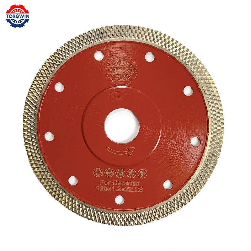 1pcs 125MM Diamond Saws Blade Hot Pressing Of Herringbone Cutter Head Turbo Cutting Disc For Granite Marble Tile Ceramic