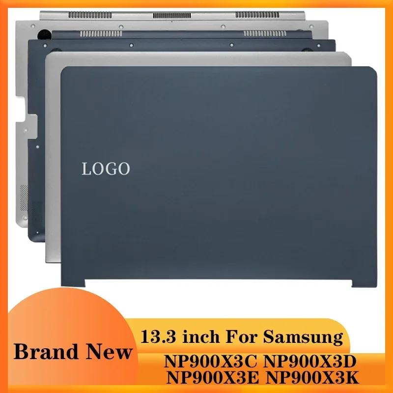 

NEW Silver Blue For Samsung NP900X3C NP900X3D NP900X3E NP900X3K Laptop LCD Back Cover/Hinges/Bottom Case