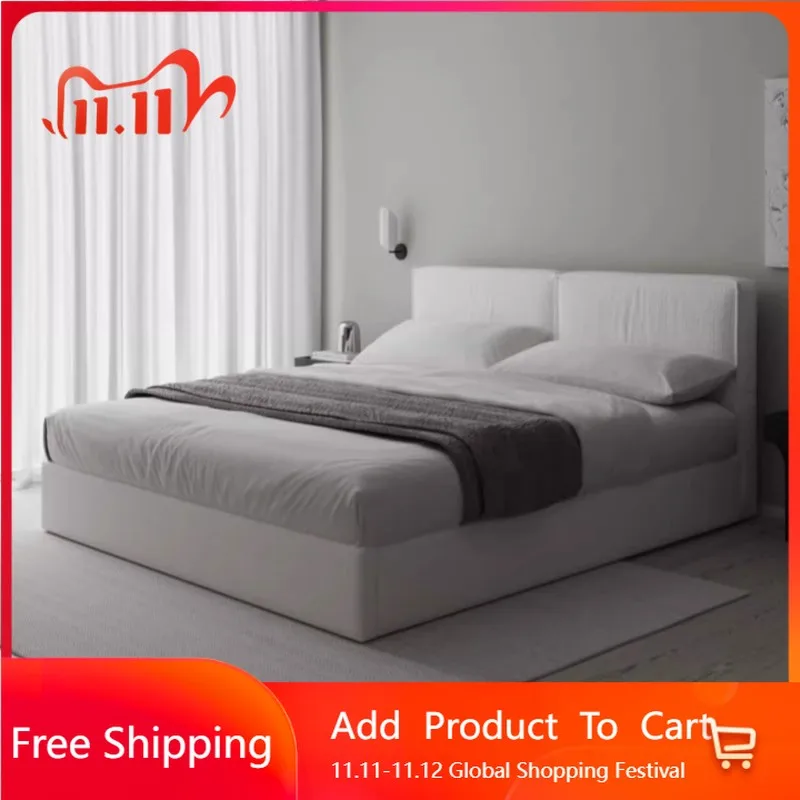 

Design Chinese Bed Bedroom Hospital Pedicure House Entertainment Tatami Minimalist Regale Letto Matrimoniale Trendy Furniture