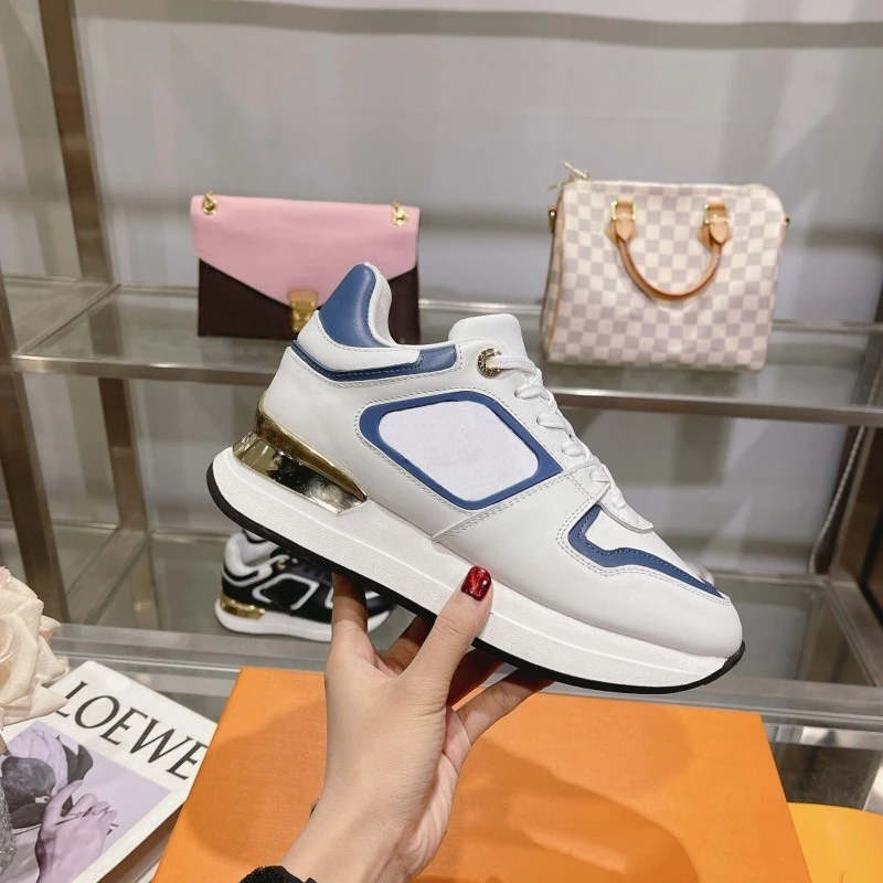 

Ladies Vulcanized Shoes Fashionable New Style Thick Sole Height Increasing Comfortable and Versatile Casual Sports Shoes