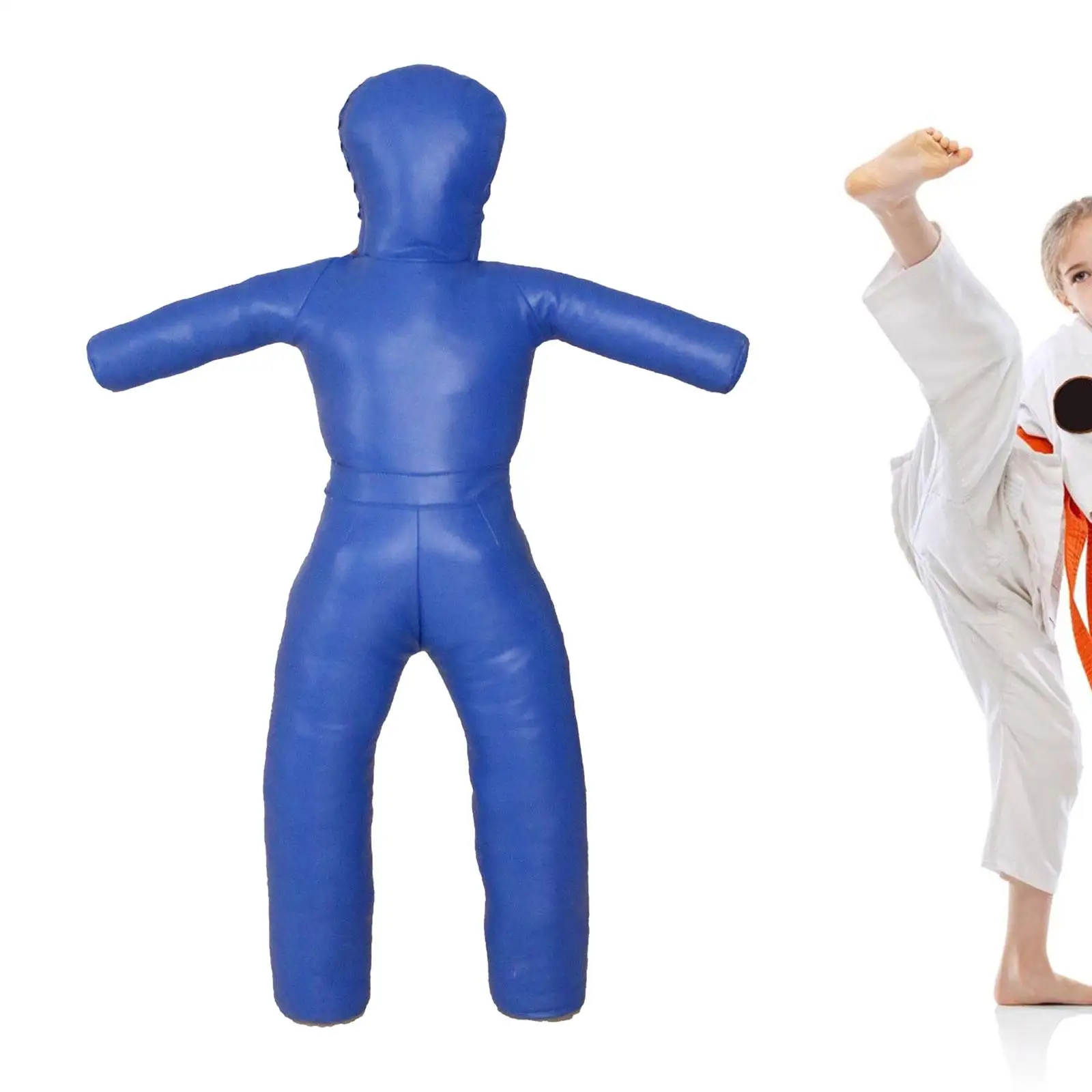 Kids Grappling Dummy Un-filled 120cm Children Judo Jiu Jitsu Punching Bag