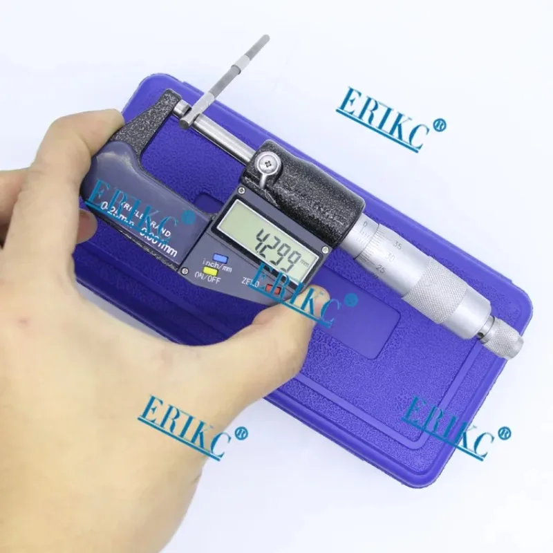 ERIKC Digital Microcalliper High Precise Micrometer for Testing Injector Shims Armature Lift 0.001mm E1024006