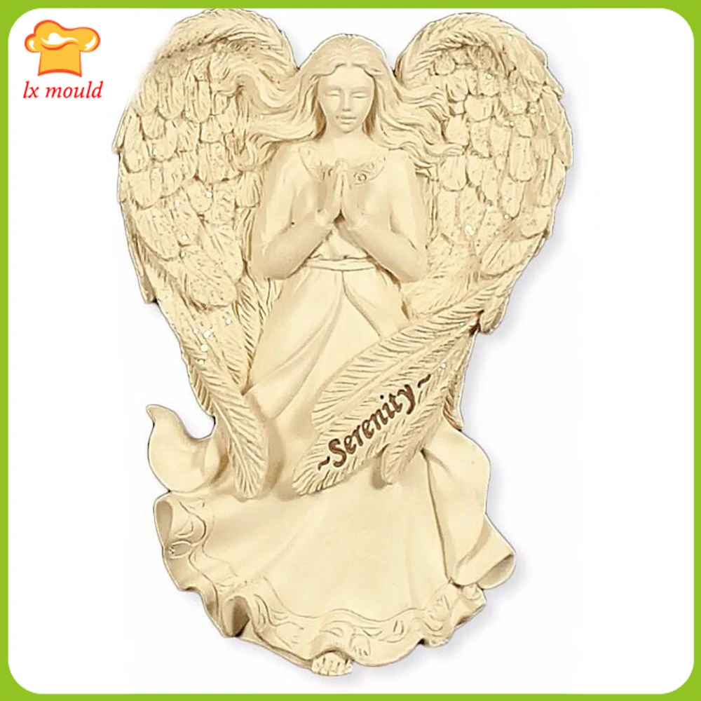 

Silicone Angel Fondant Mould Cake Wings Decorating Baking Wedding Mold DIY