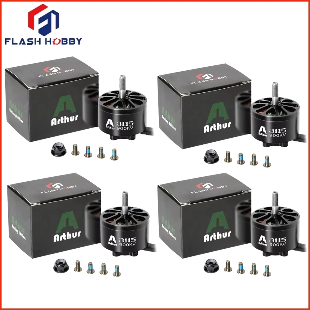 4 teile/los FlashHobby Arthur A3115 3115 KV900 5mm Welle BL Motor