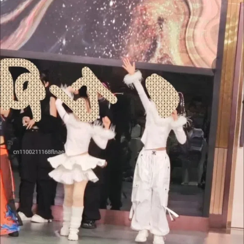 Jazz Dance Costume Tops and Skirts for Girls, Trendy and Fashionable Fashion Shows, Jazz Dance Performance Costume Sets for Girl