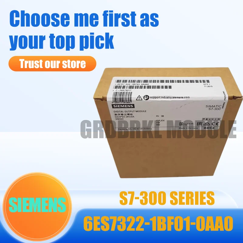 

New Original SIEMENS 6ES7322-1BF01-0AA0 6ES7 322-1BF01-0AA0 S7-300 Digital Output Module
