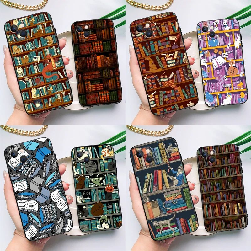 Library In Wonderland Case For Samsung Galaxy M15 M35 M55 M11 M14 M34 M54 M31 M13 M53 M51 M12 M32 M52 M16 M36 M56