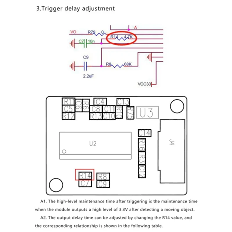 A23F-24G Millimeter Wave Radar Sensor LD116 Intelligent Low Power Human Body Sensor Module Movement Detection Sensor