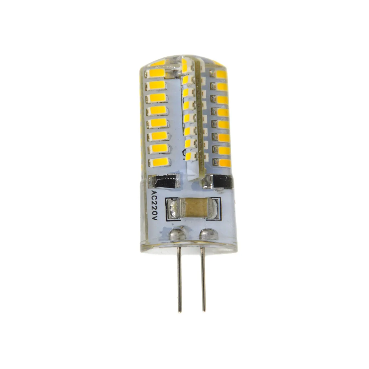 10Pcs Warm White G4 LED Bulb Ac 220V 4W 200Lm 64 Smd 3014 Energy-Efficient 360-Degree Beam Light for Indoor Use