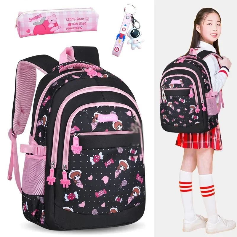 School Shoulder Bag Designer Ventilation Light Wear-resisting High-capacity Backpack Spinal Protection Fashion Trends Cute Child