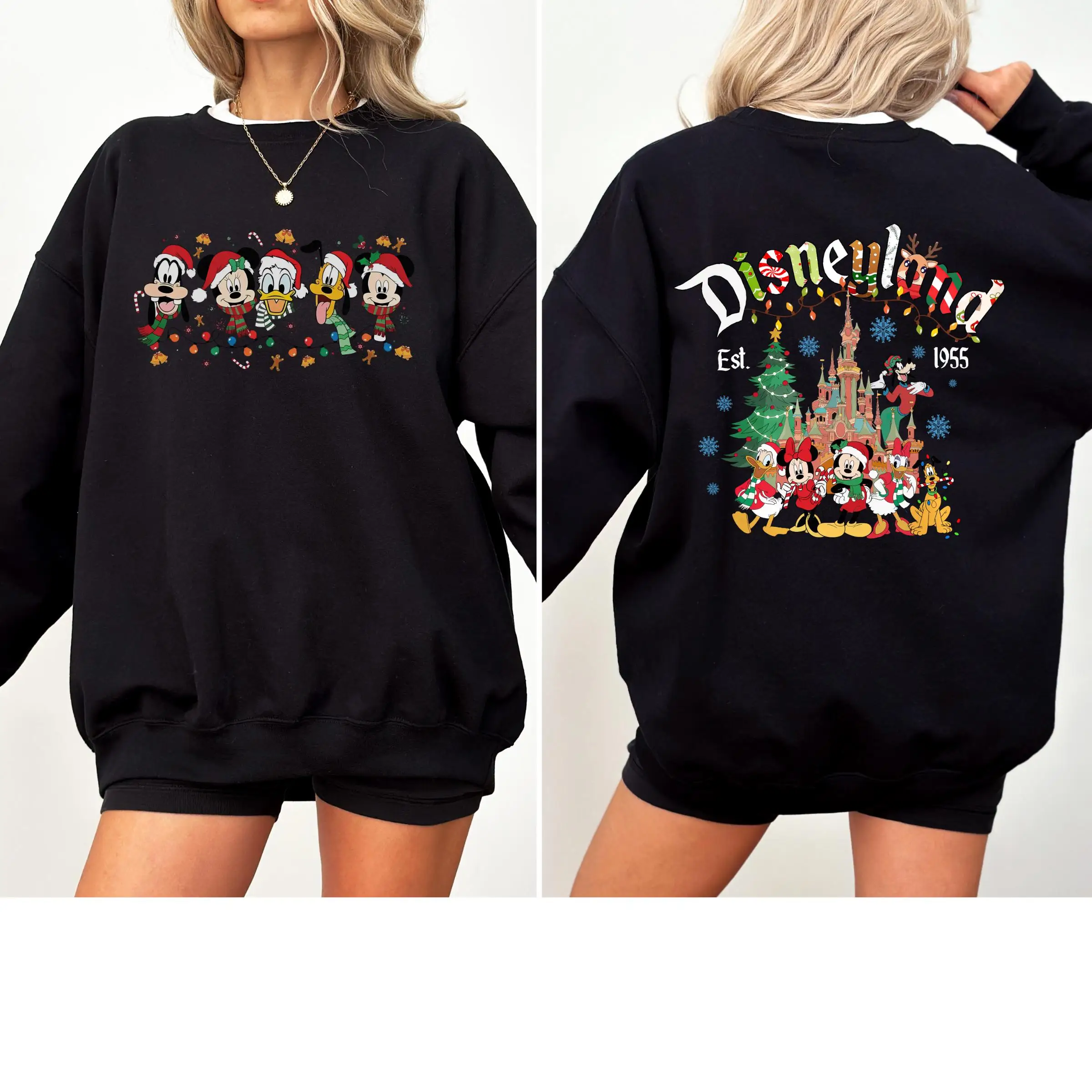 

Толстовка с принтом в стиле Дисней с изображением Микки Мауса, свободная и теплая, модная толстовка в стиле парной одежды, подходящая для модных девушек.