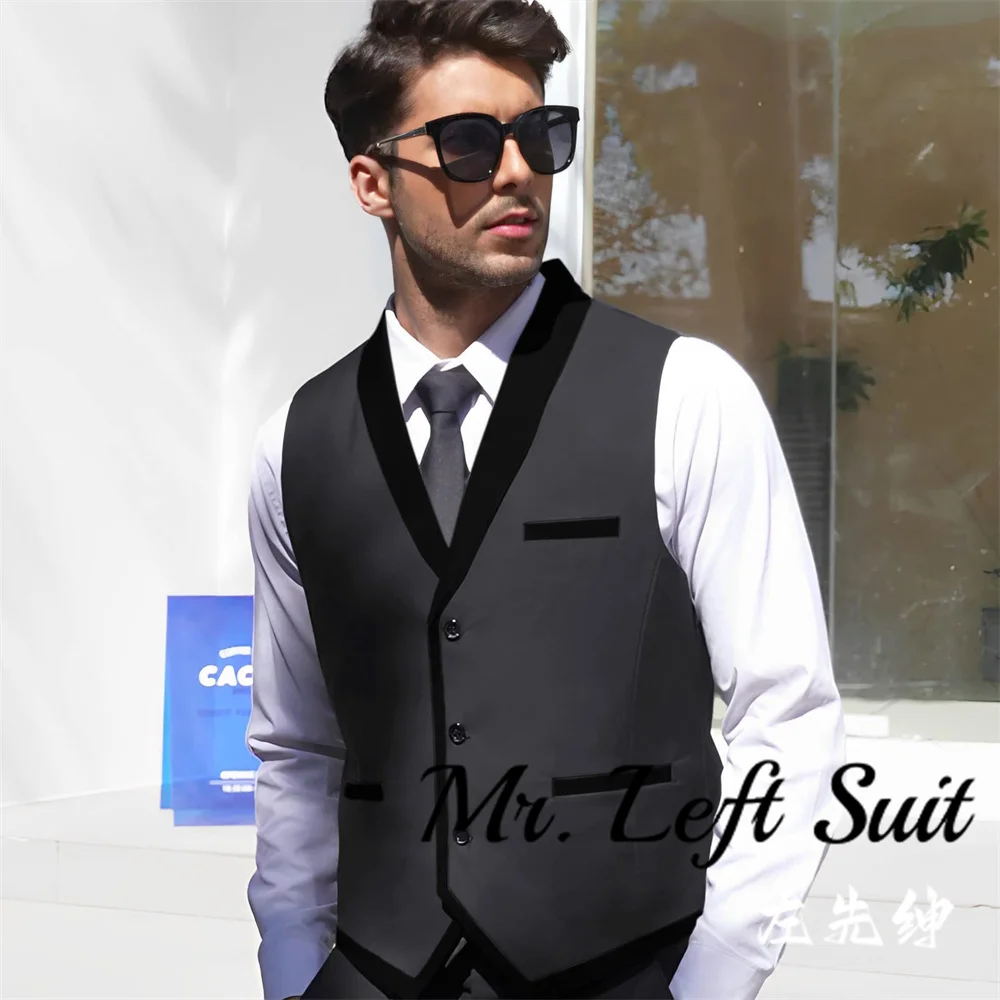 Men\'s Suit Vest Slim Fit Formal Business Dress Vest Casual Wedding Waistcoat