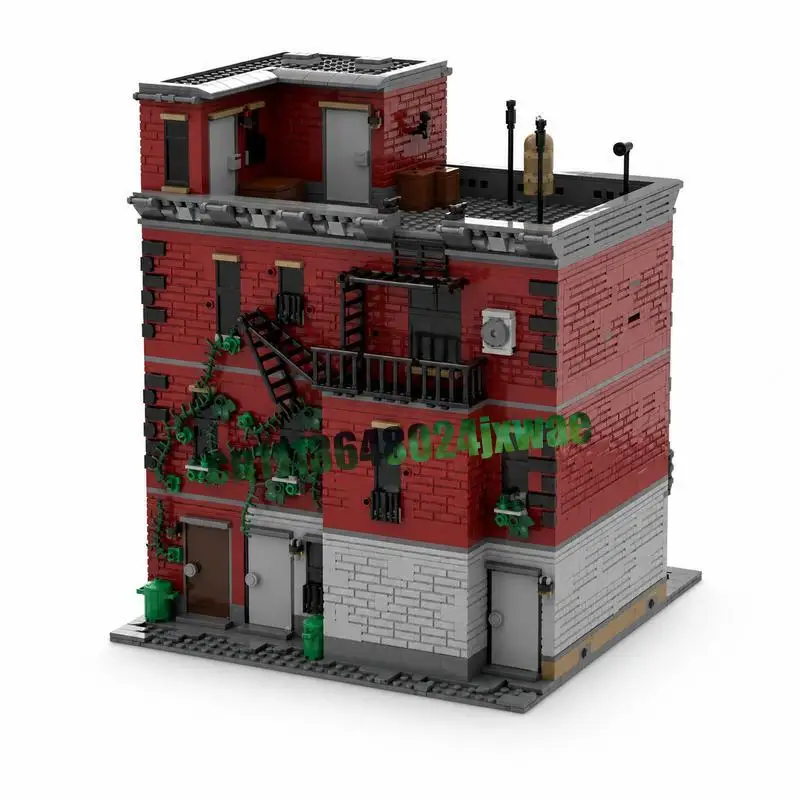 4245 PCS Hells Kitchen Modular Building Model Custom Puzzle Building Blocks DIY Creative Assembly Architecture Educational Toy