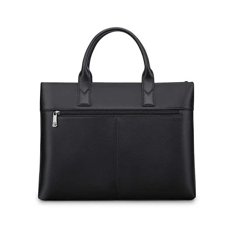 حقيبة رجالية الراقية حقيقية رسول العلامة التجارية الفاخرة حقائب جلدية رجال الأعمال الجديدة جلد البقر دفتر حقيبة يد بالجملة #2