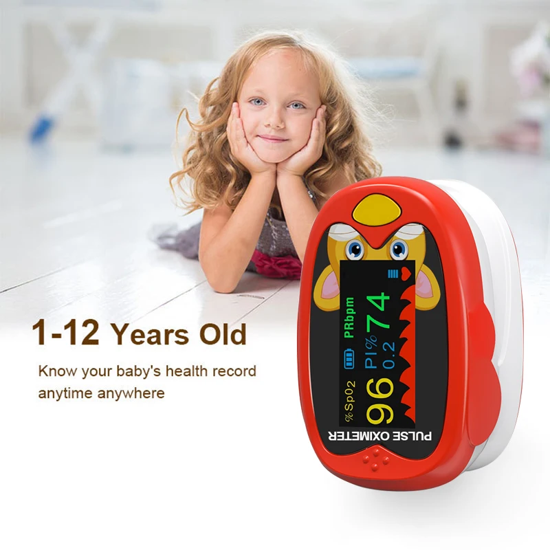 Children Infrared Fever Thermometer Medical Digital Non-contact Body Temperature Tools Or USB Kids Blood Oxygen Pulse Oximeter