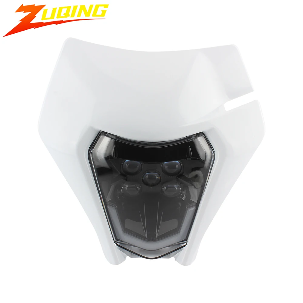 Motorcycle Headlight Plate for KTM LED Enduro Motocross Headlamp for EXC EXCF SX SXF XC XCW XCF XCFW 125-530 2016 To 2023 Tuning