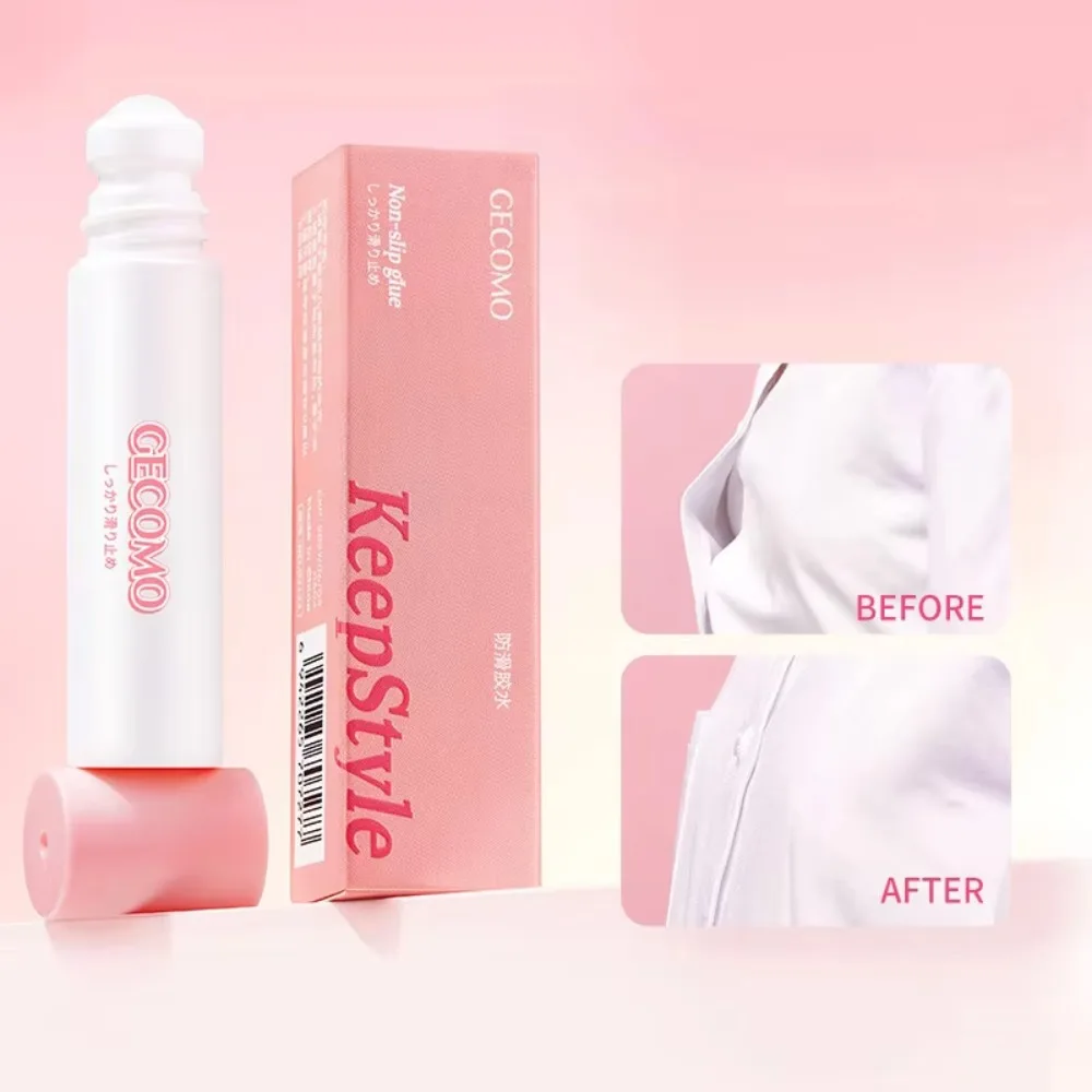 

Портативный 10 г противоскользящий клей, рулонный бюстгальтер для кожи тела, нескользящий фиксированный клей, антиэкспозиционный рулонный клей для кожи для одежды, платья