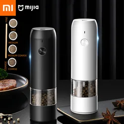 Xiaomi Electric Grinder USB Electric Automatic Mill Pepper Salt Spice Salt Pepper Grinder Home Seasoning Bottles Kitchen Tools