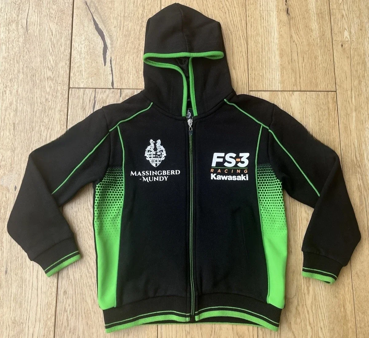 

FS3 Racing Kawasaki Massingberd Mundy Team Adult Full Zip Hoodie Sweatshirt Quick Drying Comfortable Jersey for Autumn Winter