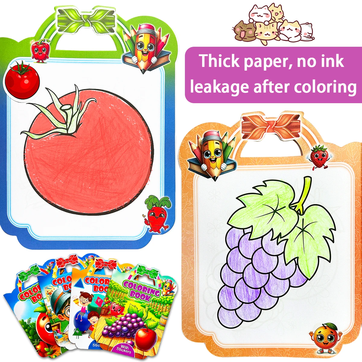 Kids Coloring Book with Sticke - Kids Toys Sale recension och pris