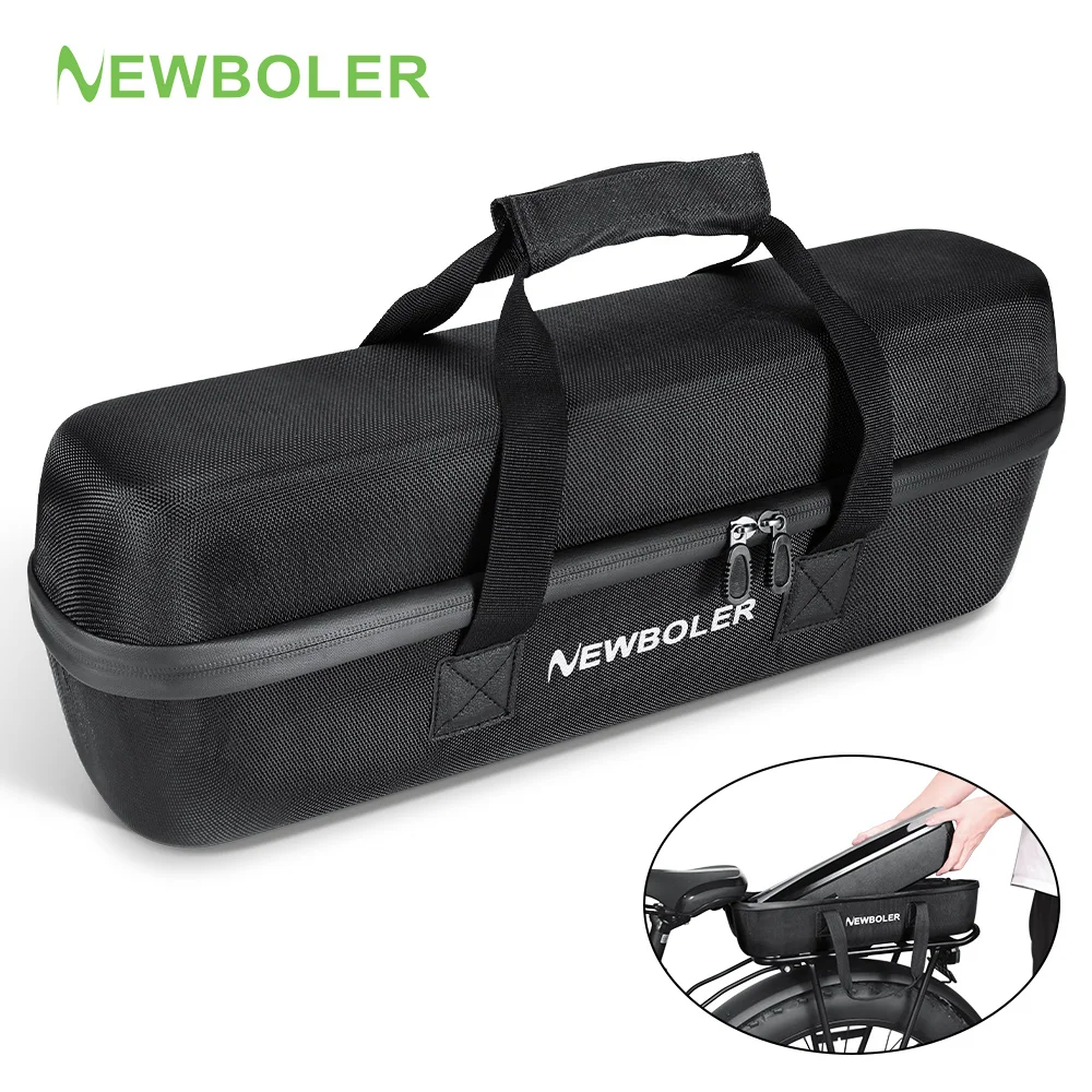 NEWBOLER 10L Waterproof Battery Storage Bag Portable Large Capacity Travel Suitcase Electric Bicycle Battery Case E-bike Handbag