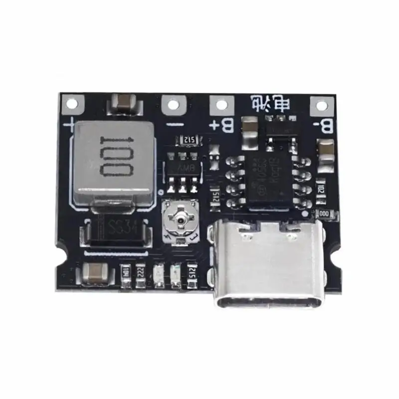 Step Up Voltage Module 3.7V to 5V/9V 1Pcs 18650 Lithium Battery Charging Discharging Board for Travel Power Bank Making