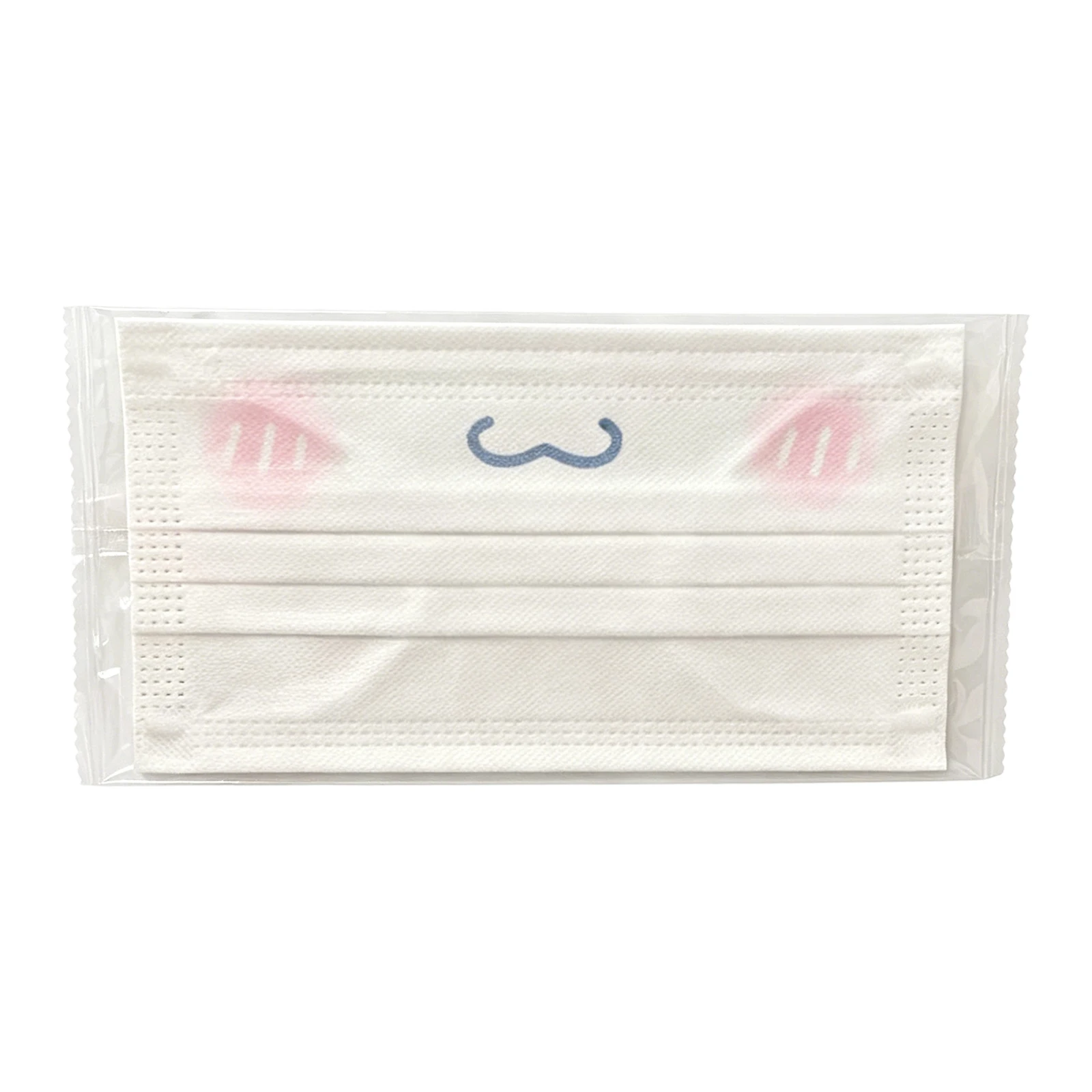 10Pcs Adult Cartoon Cute Disposable Mask Breathable 3 Layer Face Masks Anti Dust Disposable Protection Masks