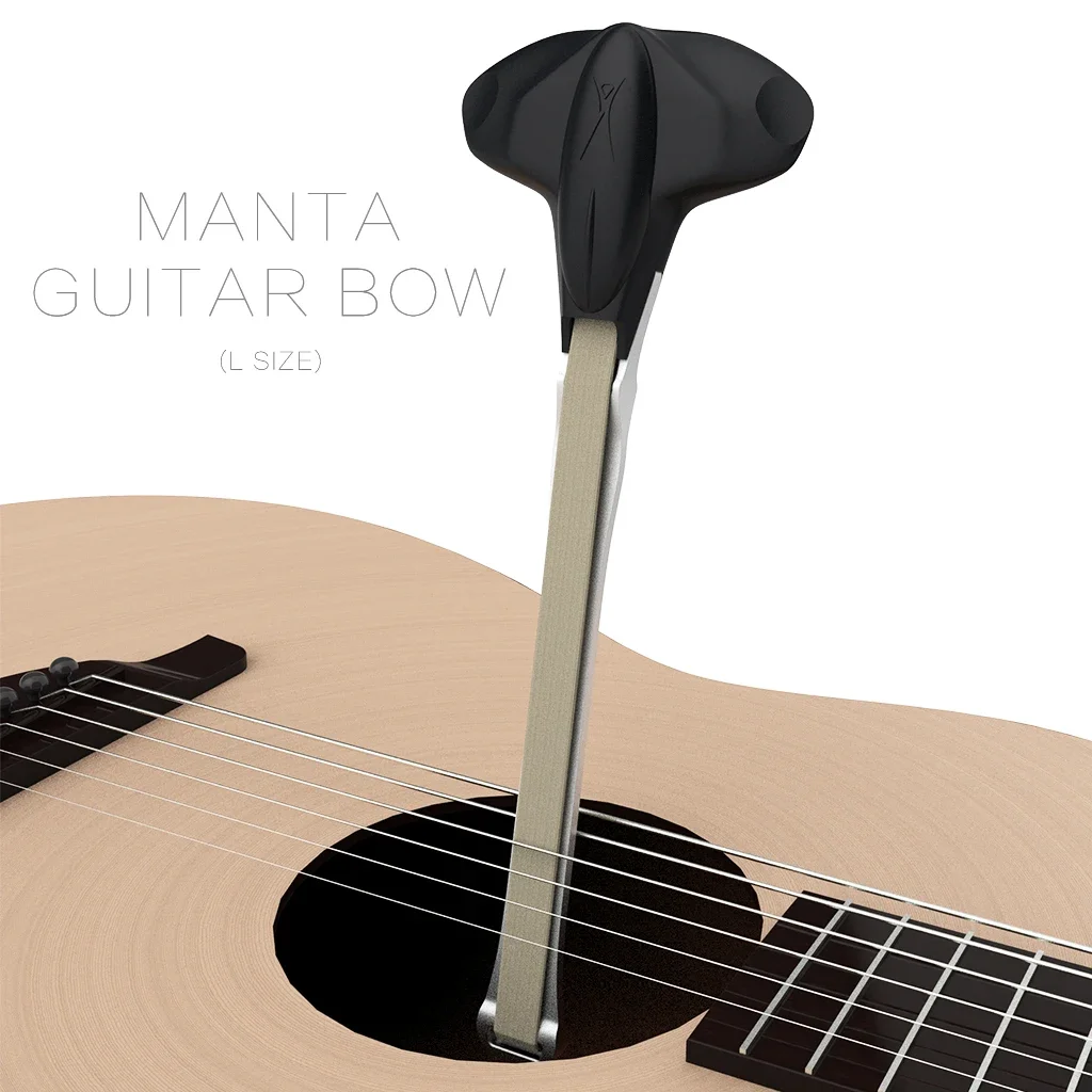 Arco de guitarra Manta, púas de guitarra de dos lados, arco de Picasso ajustable, juego como violonchelo, instrumentos de cuerdas de violín-BL